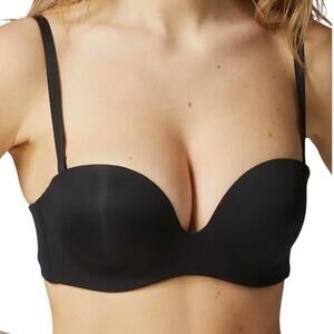 Simone Perele 13V303 Essential Strapless Black Underwire Bra – 34E